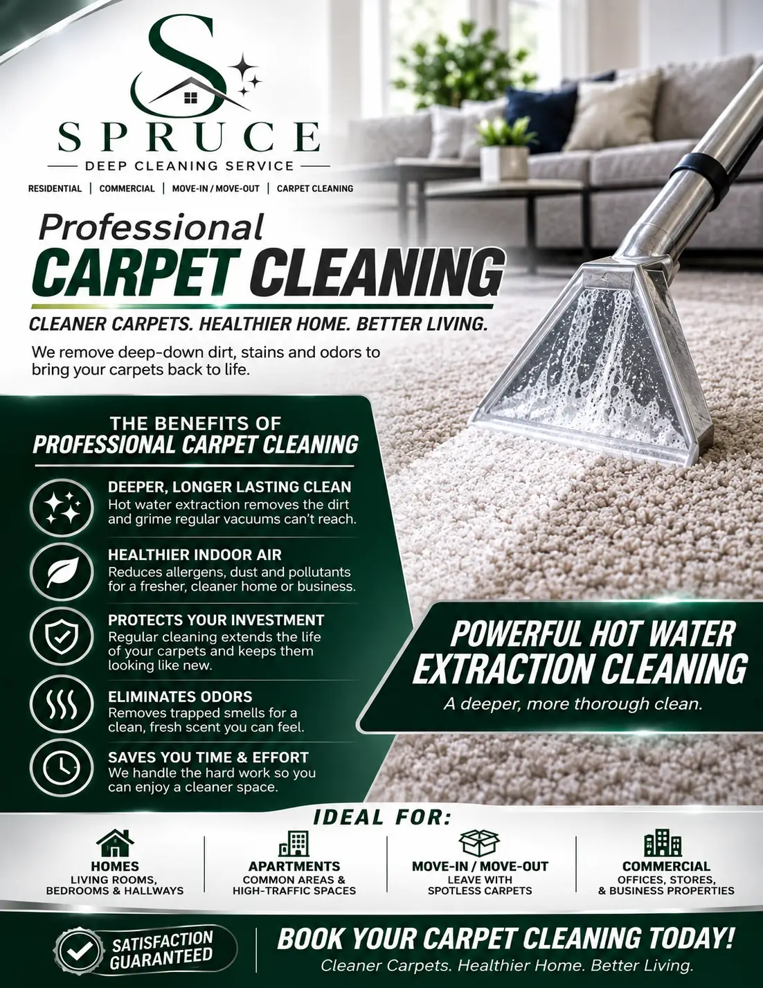 Professional deep cleaning services in Lake County IL by Spruce Cleaning Service
